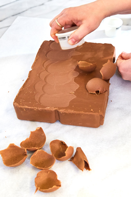 Pétales de gianduja