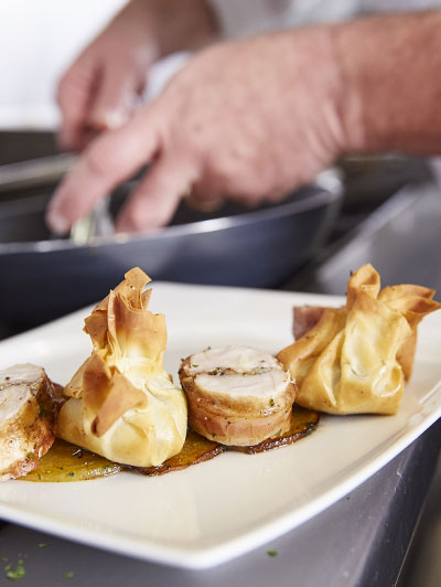 Matfer Bourgeat recette Lapin pleurotes Dominique Tougne