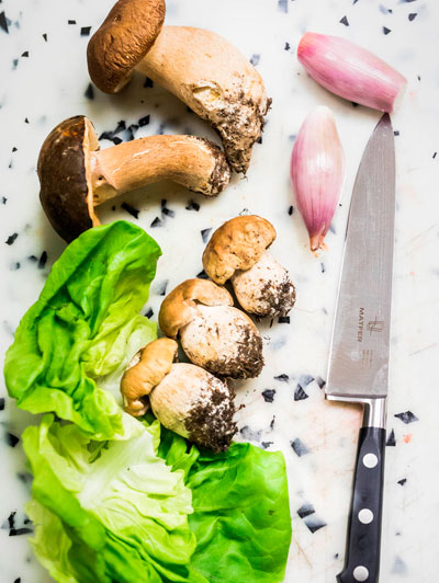 Matfer Bourgeat recette Carré de cochon de lait couteau