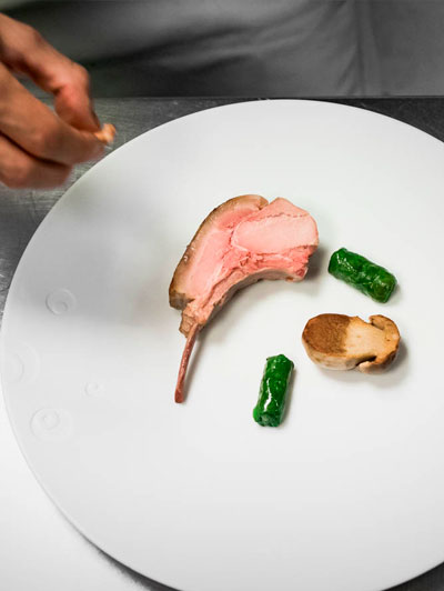 Matfer Bourgeat Maison Rostang recette Carré de cochon de lait