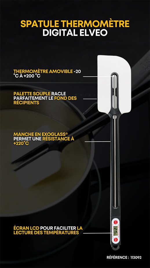 Spatule thermomètre digitale ELVEO